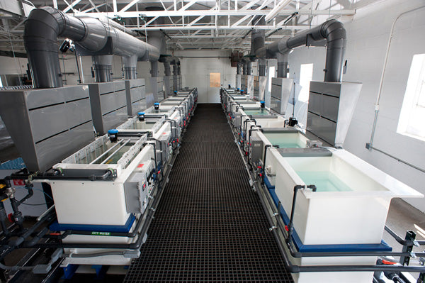 Our in-house anodizing line