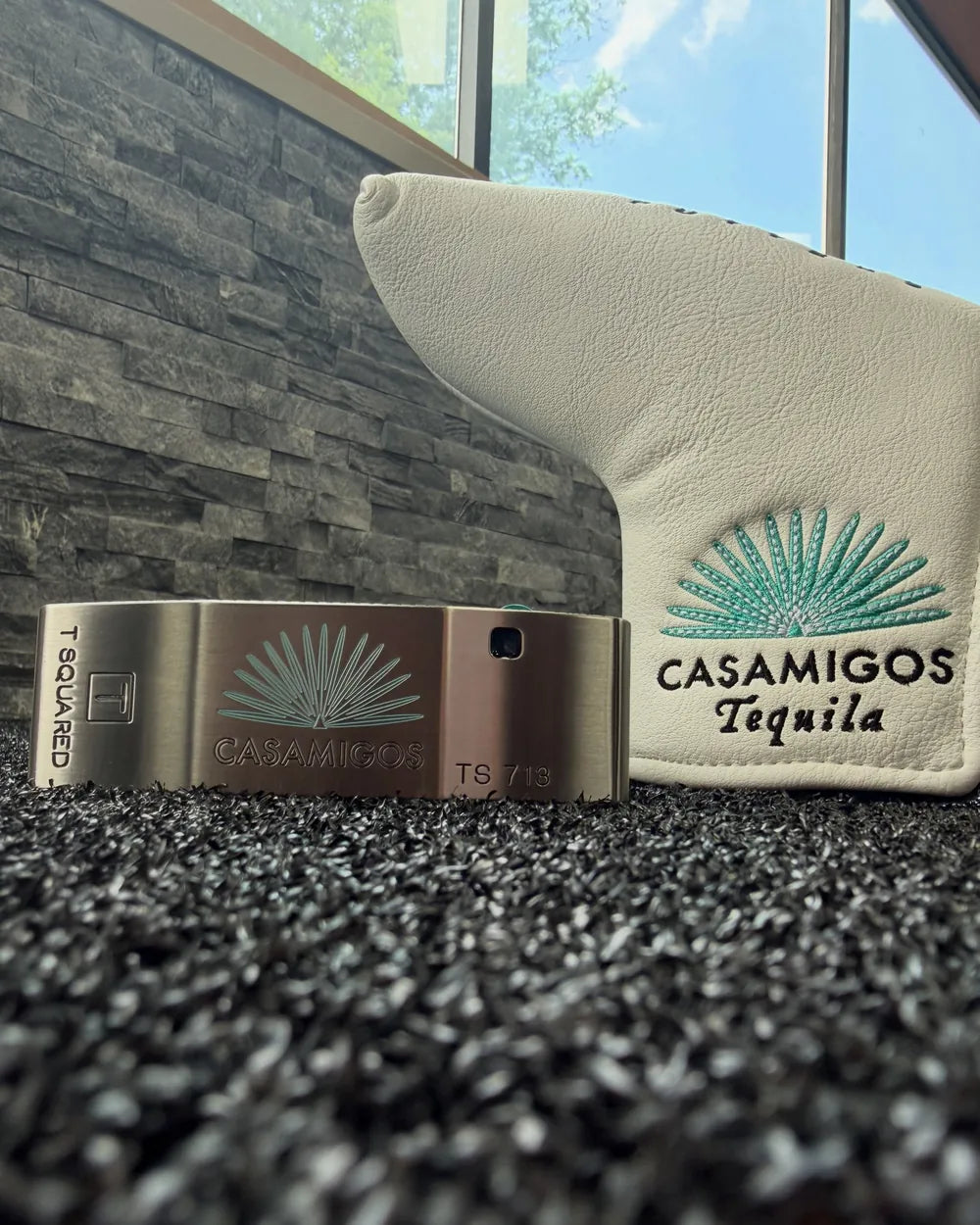 Casamigos branded T Squared putter