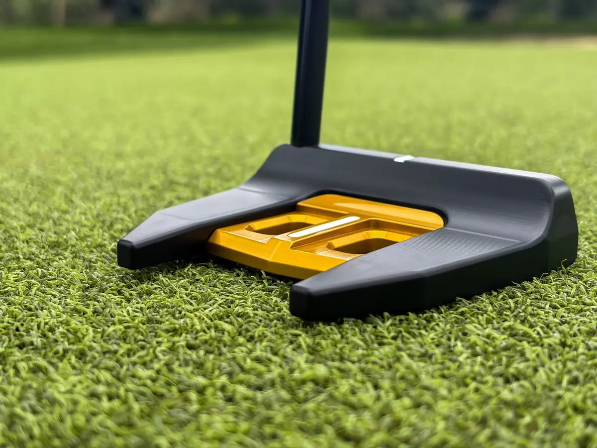 Custom TS-1106+ putter in gold and black
